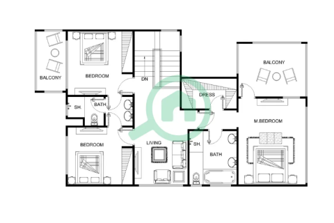4 bedrooms Villa in Maple at Dubai Hills Estate, UAE No. 72876 4