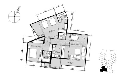 2 bedrooms Apartment  No. 106517 16