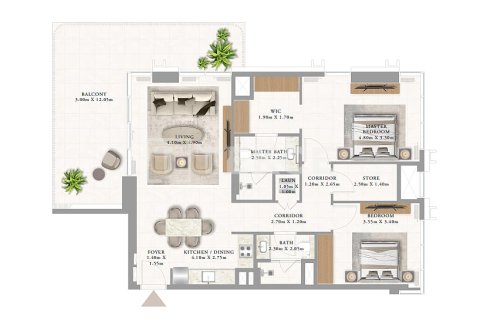 Penthouse de 2 dormitorios  No. 106135 12