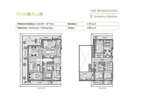4 bedrooms Duplex in DORCHESTER COLLECTION Dubai, UAE No. 94855 11