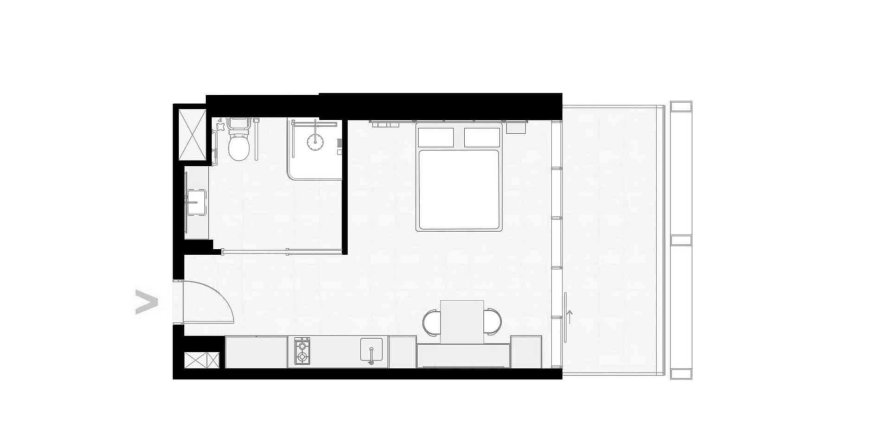شقة مخطط الطابق «TYPE 2» في UPSIDE LIVING