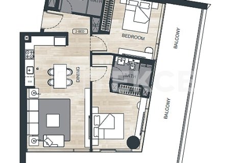 Apartment de 2 dormitorios en Dubai, UAE No. 92237 4