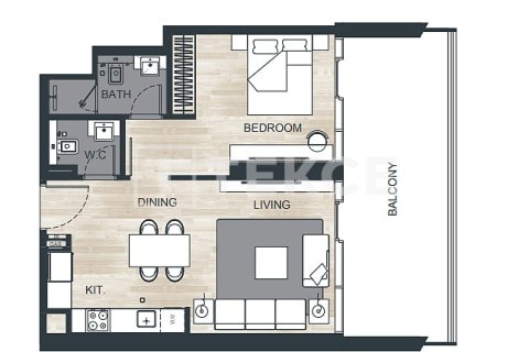 Apartment de 2 dormitorios en Dubai, UAE No. 92237 5