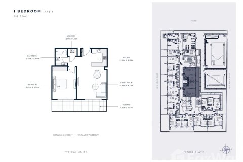 Apartment de 1 dormitorio en AZIZI AMBER Al Furjan, UAE No. 97128 5