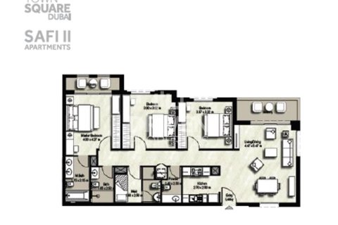 3 غرف نوم شقة في Town Square, الإمارات العربية المتحدة رقم 84783 17