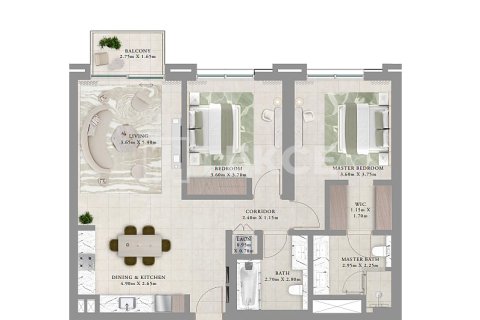 Apartment de 2 dormitorios en Dubai, UAE No. 92282 9