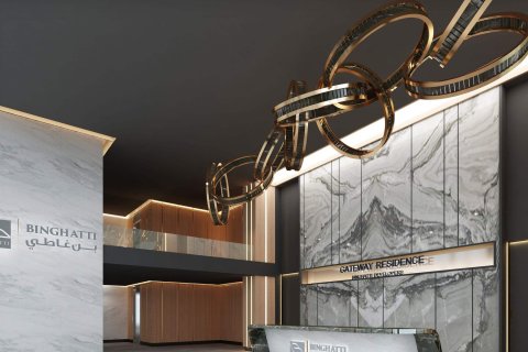 1 غرف نوم شقة في BINGHATTI GATEWAY APARTMENTS Al Jaddaf, الإمارات العربية المتحدة رقم 95408 5