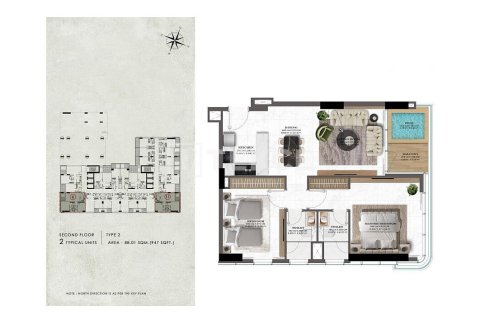 Appartement de Studio à Majan, UAE No. 99313 17