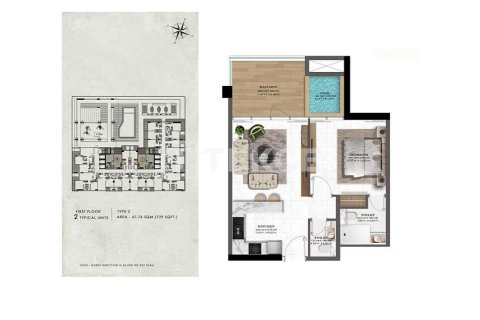 Appartement de Studio à Majan, UAE No. 99313 15