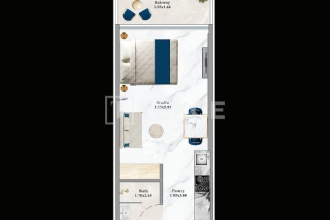 Apartment de 1 dormitorio en Dubai Sports City, UAE No. 99322 22