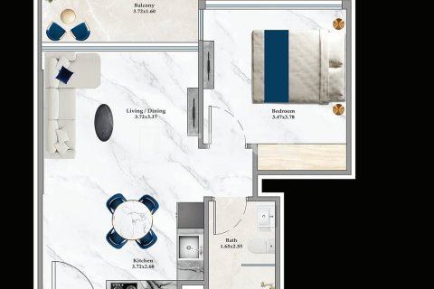 Apartment de 1 dormitorio en Dubai Sports City, UAE No. 99322 24