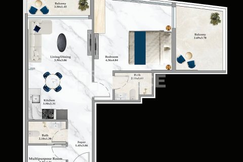 Apartment de 1 dormitorio en Dubai Sports City, UAE No. 99322 25