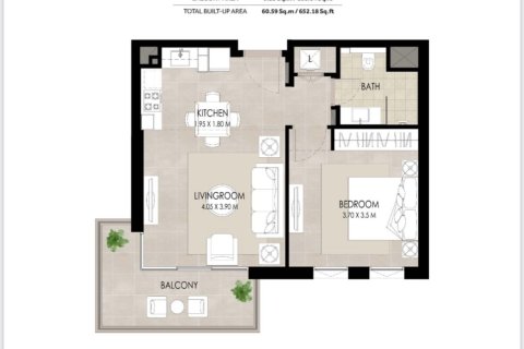 1 غرف نوم شقة في HOLLAND GARDENS RESIDENCE Town Square, الإمارات العربية المتحدة رقم 97203 10