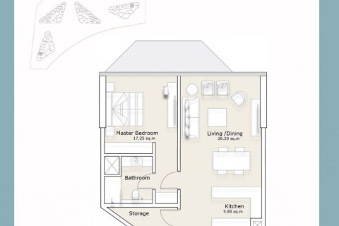 Appartement de 3 chambres à Yas Island, UAE No. 97200 11