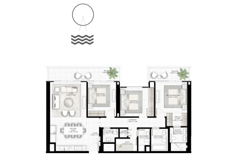 Apartment de 3 dormitorios en SUNRISE BAY Dubai, UAE No. 97424 8