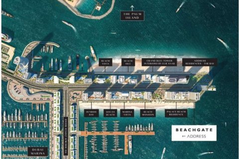 3 غرف نوم شقة في Dubai Harbour, الإمارات العربية المتحدة رقم 88660 23