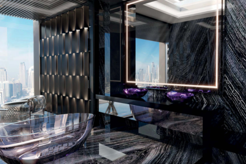 2 غرف نوم شقة في BURJ BINGHATTI JACOB & CO RESIDENCES الخليج التجاري, الإمارات العربية المتحدة رقم 97910 8