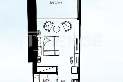 Appartement de 2 chambres  No. 106001 14
