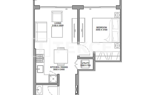 Apartment de 1 dormitorio en Jumeirah Lake Towers, UAE No. 89655 3