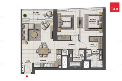 2 غرف نوم شقة رقم 105631 27