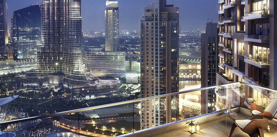 Apartment de 1 dormitorio en ACT ONE | ACT TWO TOWERS Downtown Dubai (Downtown Burj Dubai), UAE No. 95005
