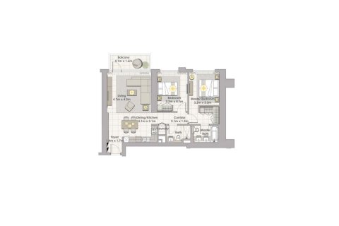 Apartment de 2 dormitorios en CREEK HORIZON Dubai, UAE No. 97439 5