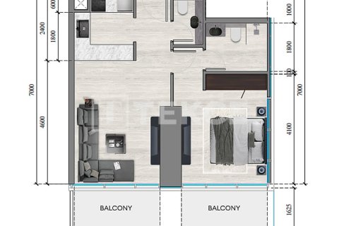 Apartamento tipo estudio Estudio  No. 106049 13