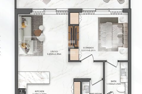 Apartamento tipo estudio Estudio  No. 106050 25