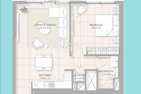 Apartment de 1 dormitorio en Bluewaters, UAE No. 101384 12