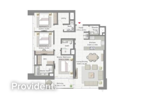 3 bedrooms Apartment in CREEK GATE Dubai Creek Harbour (The Lagoons), UAE No. 96277 12