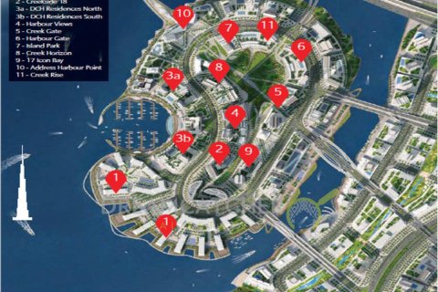 Apartment de 3 dormitorios en ADDRESS HARBOUR POINT Dubai Creek Harbour (The Lagoons), UAE No. 95858 14