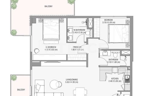 Apartment de 3 dormitorios en Dubai, UAE No. 104355 16
