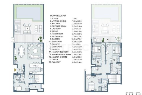 Townhouse de 3 dormitorios en Al Marjan Island, UAE No. 104356 11