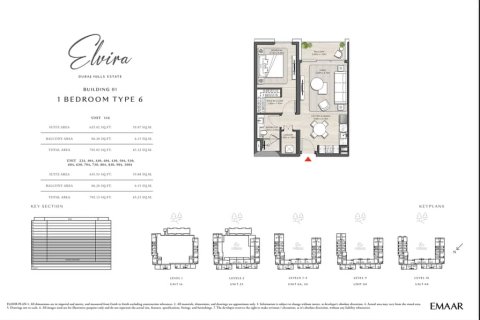 Appartement de 1 chambre à Dubai Hills Estate, UAE No. 87276 13