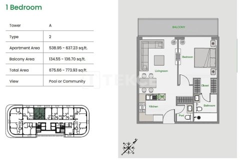 Apartment de 3 dormitorios  No. 106786 18