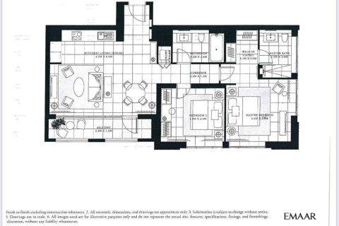 Appartement de 2 chambres à VIDA RESIDENCES Dubai, UAE No. 97436 3