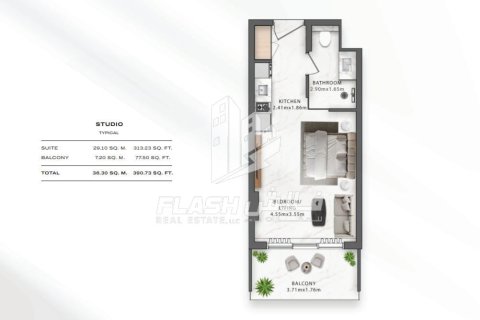 Квартира 34.7м² в Рас-эль-Хайма, ОАЭ №88248 6