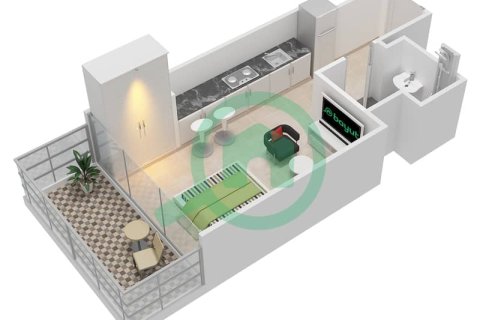 Appartement de 1 chambre à AZIZI GRAND Dubai Sports City, UAE No. 97083 5