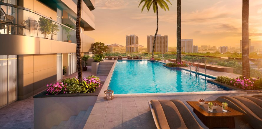 1 غرف نوم شقة في AZIZI GRAND Dubai Sports City, الإمارات العربية المتحدة رقم 97084
