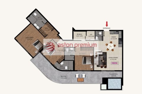 Apartment de 3 dormitorios en Arjan, UAE No. 103840 3