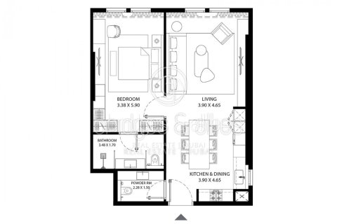 Apartment de 1 dormitorio en Dubai, UAE No. 102766 22