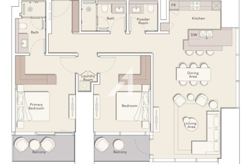 Apartment de 2 dormitorios  No. 106921 13