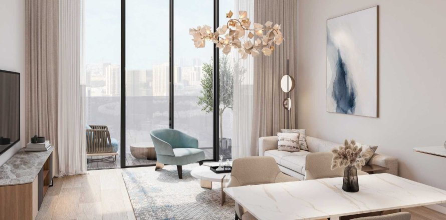 Квартира с 2 спальнями в ROMA RESIDENCES, Джумейра Вилладж Серкл, ОАЭ №97821