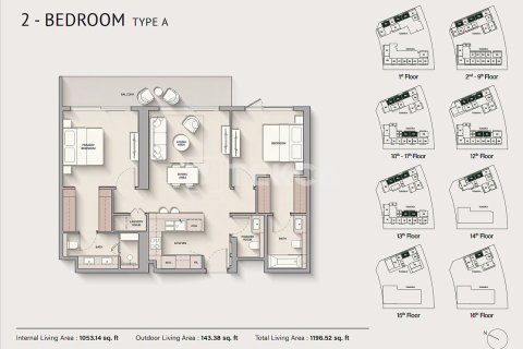 Apartment de 2 dormitorios  No. 106674 10