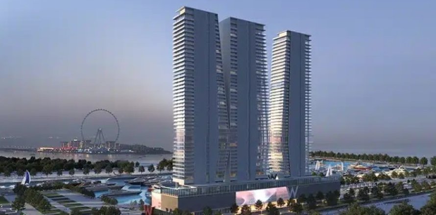 Квартира с 1 спальней в W Residences Dubai Harbour, Dubai Harbour, ОАЭ №98019