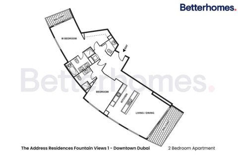 2 غرف نوم شقة  رقم 67034 11
