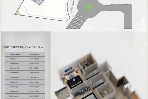 Apartamento tipo estudio Estudio en AZIZI FARHAD Dubai Healthcare City, UAE No. 97029 6