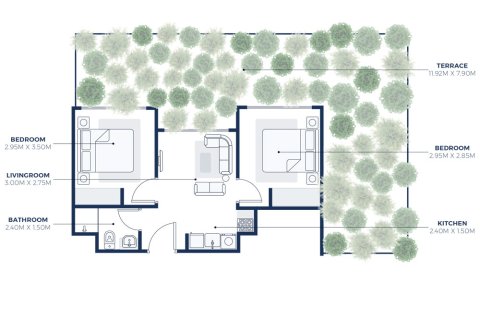 Apartamento tipo estudio Estudio en AZIZI FARHAD Dubai Healthcare City, UAE No. 97029 12