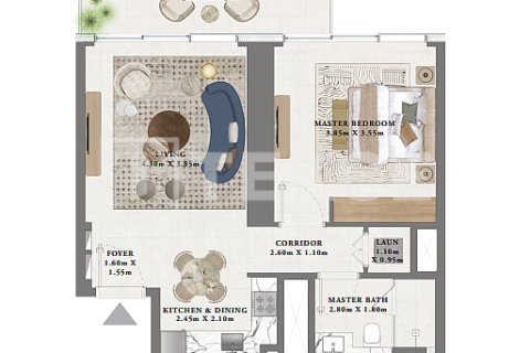 Apartment de 2 dormitorios en Dubai, UAE No. 89597 5