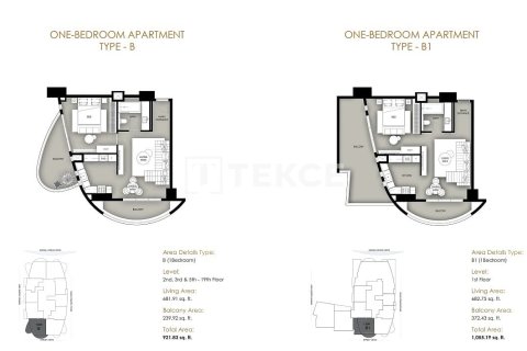 Apartamento tipo estudio Estudio en Dubai Marina, UAE No. 92290 28